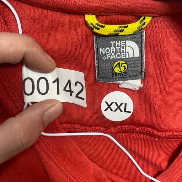 The North Face A5 Embroidered Logo Tee Thrifted Vintage Style Size 2XL - Picture 16 of 16